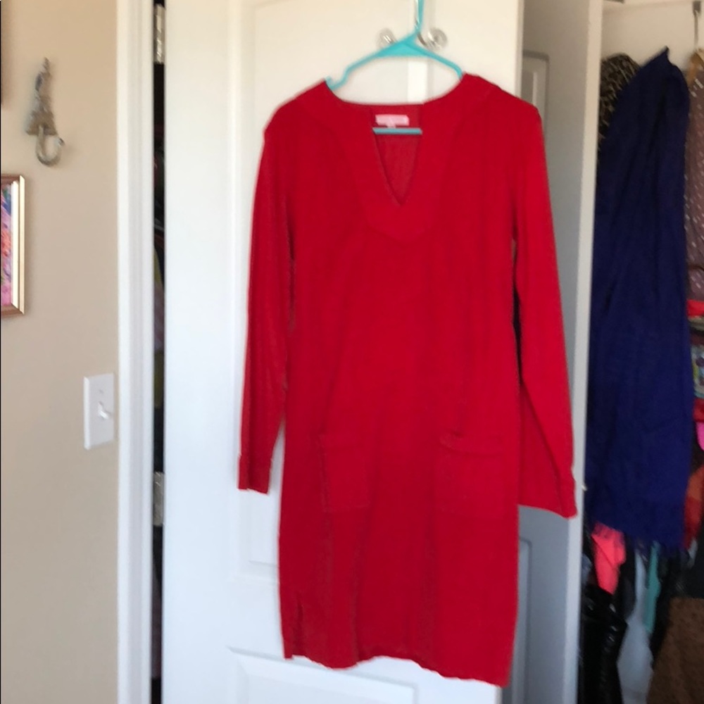 Corduroy shift dress by Kayce Hughes